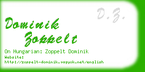 dominik zoppelt business card